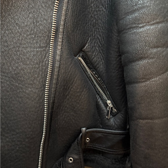 Zara Black Faux Fur Jacket - Picture 5 of 6